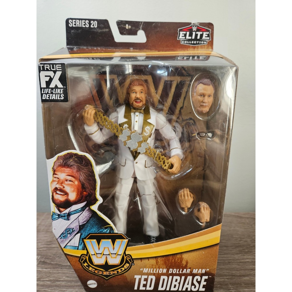 WWE Legends Elite Series‎ 20 Million Dollar Man Ted DiBiase Action Figure Chase